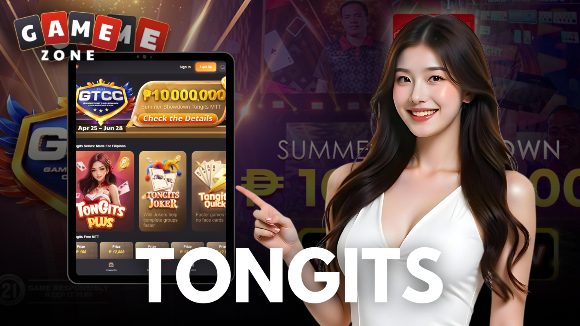 Tongits na may totoong players