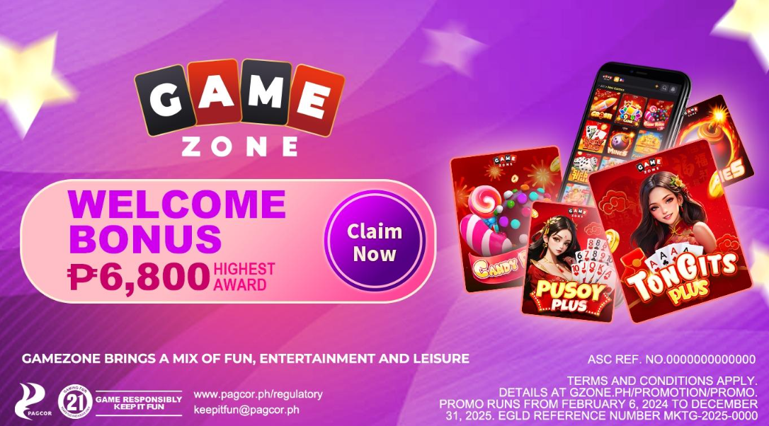 Gamezone Welcome Bonus